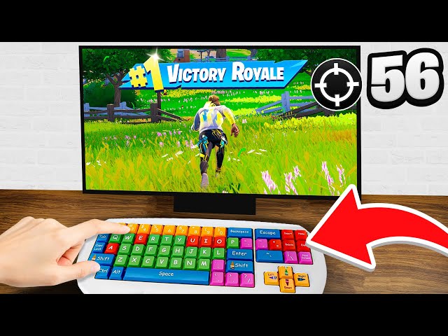 I Tried the WORST Keyboards and WON - Fortnite