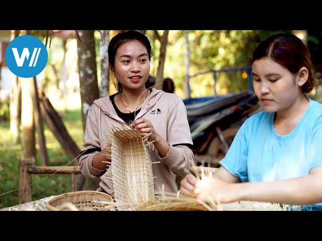 Handgemacht in Laos - Rares aus Rattan (ARTE 360° Reportage)