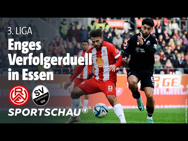 Rot-Weiss Essen - SV Sandhausen Highlights 3. Liga, 17. Spieltag | Sportschau