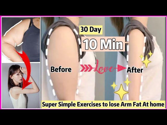 Super Simple Exercise Reduce Arm fat at home | Top 10 exercises | Bài tập giảm mỡ cánh tay hiệu quả