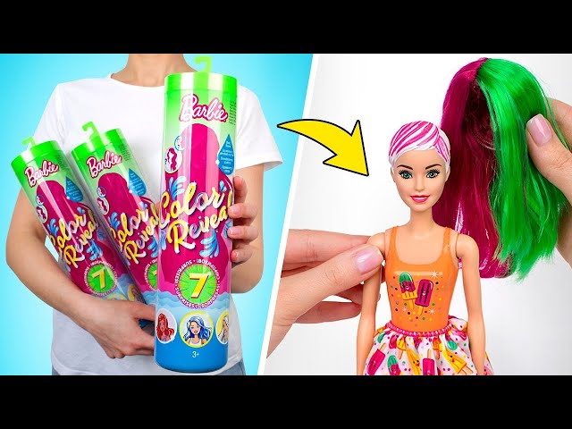 Wir packen leuchtende Barbie Color Reveal aus | Farb-änderndes Haar & Make-up 💇🏻♀ ❤️