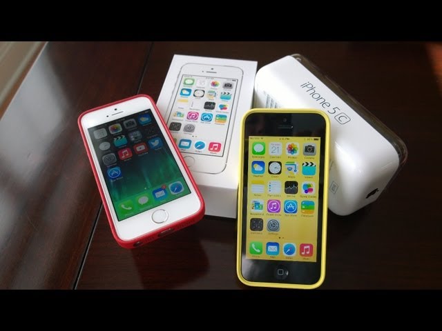 Apple iPhone 5s + 5c Dual Unboxing, Demo and Comparison