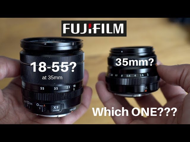 Fujifilm 35mm f2 or the 18 55mm at 35mm? Which Should You Use?