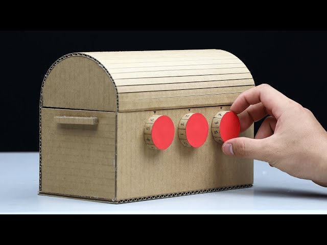 How to Make Treasure Chest with 3 Digit Password