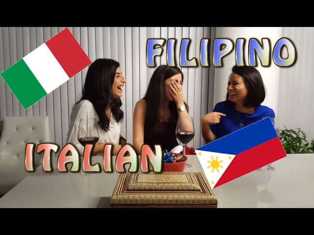 Similarities between Italian and Filipino