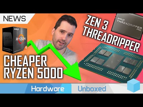AMD Ryzen CPUs Get Cheaper, Threadripper 5000 Finally Launches