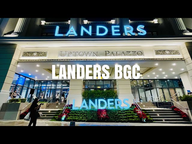 [4K] LANDERS SUPERSTORE BGC GRAND OPENING Walking Tour - Largest supermarket in BGC!!!