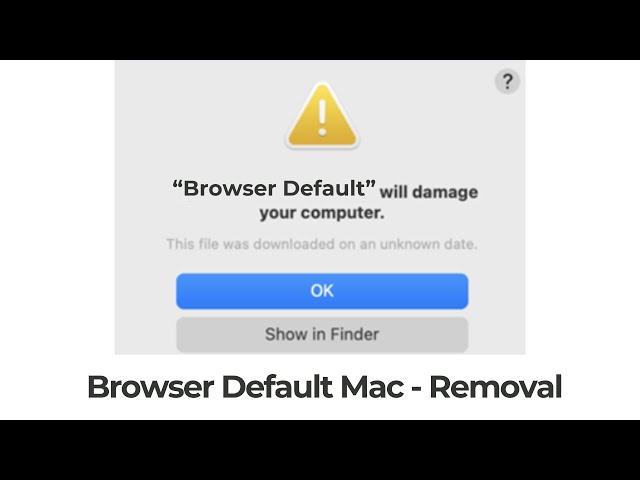"BrowserDefault" Will Damage Your Computer Mac - Removal Guide
