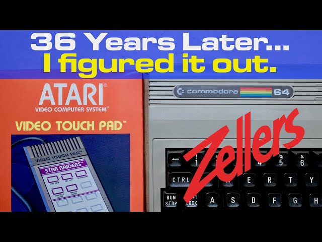 Atari Video Touch Pad Programming on a C64 (also, Zellers!)