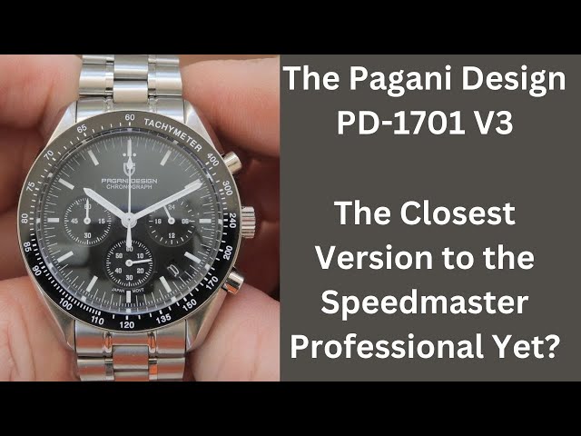 The Pagani Speedmaster PD1701 V3 - The closest you will get to the Omega Speedmaster Professional