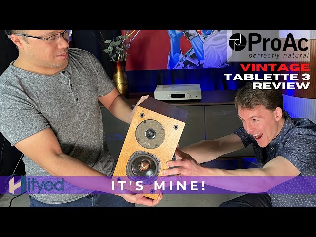 PROAC Tablette 3 REVIEW // How does this VINTAGE Mini Monitor HOLD UP today!