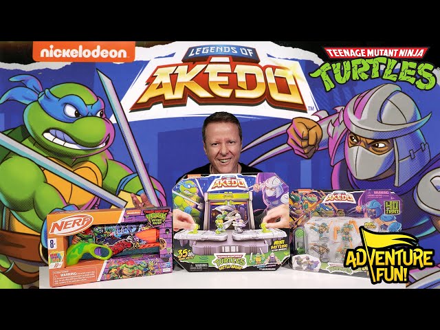 Legends of AKEDO Teenage Mutant Ninja Turtles TMNT Battle Arena Adventure Fun Toy Review!