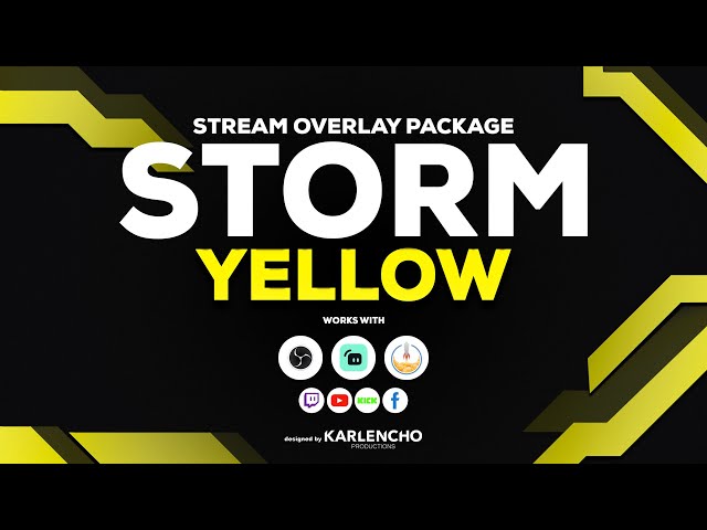 STORM Stream Overlay Package (designed by Karlencho Productions)