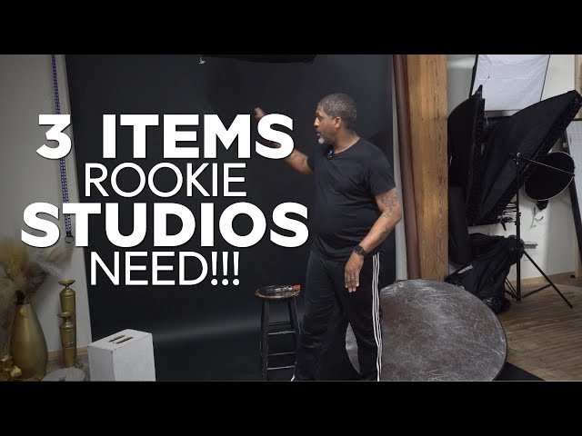 "Top 3 Essential Items Every Rookie Photography Studio Needs!"