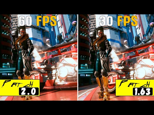 Cyberpunk 2077 Phantom liberty Update 2.0 vs 1.63 - Ray Reconstruction Performance Comparison