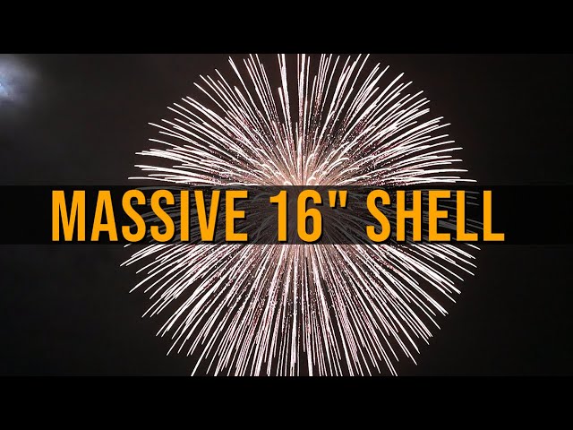 HUGE 16" inch FIREWORKS shell