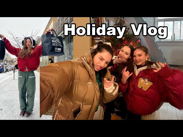 Toronto Holiday Vlog: come thrift with me, friends & family visits
