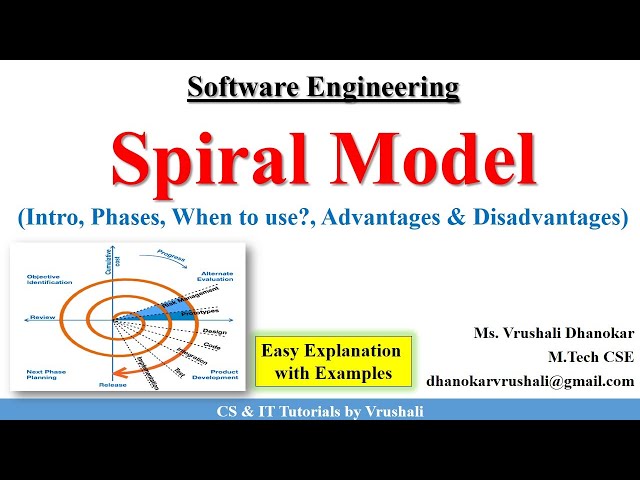 SE 9 : Spiral Model | Complete Explanation with Example | Software Engineering Full Course