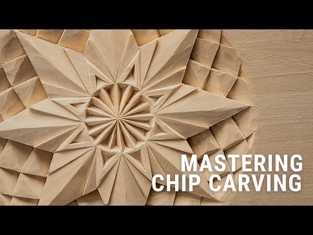 How to Master the Chip Carving Technique? Flower Carving with BeaverCraft