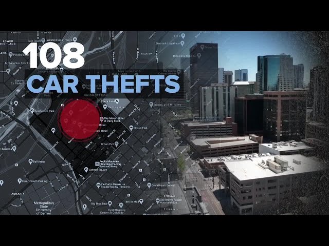 Here are the areas where your car is most likely to get stolen in the Denver metro area