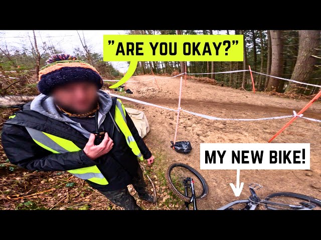 Downhill MTB Racing on a New Bike! ...Didn't go as Expected.
