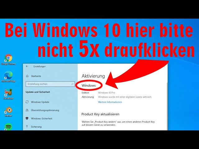 Windows 10 👉 bitte nicht 5x auf "Windows" klicken 🤨