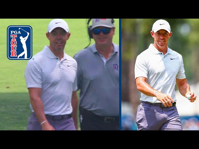 Rory McIlroy’s LIP-OUT from 195 yards at RBC Heritage | 2024
