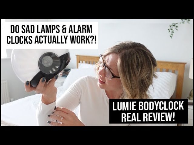 Do SAD Alarm Clock Lights ACTUALLY work? Lumie Bodyclock Review & Info  | xameliax