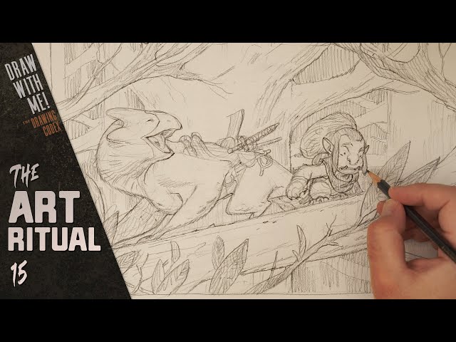 Art Ritual 15: Let's Draw Some Goblins!! (Real Time Sketching Tutorial)