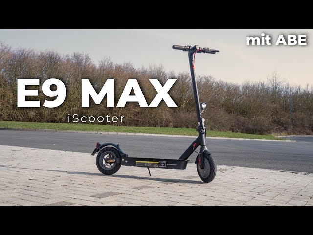 iScooter E9 Max: Günstiger 500W E-Scooter mit ABE im Test