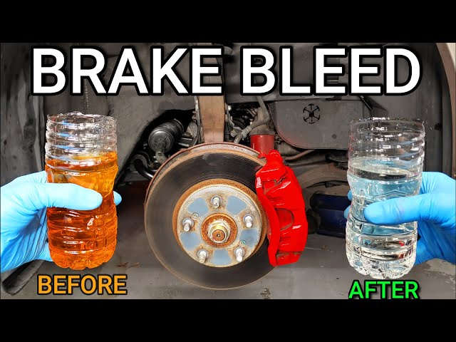 How To Bleed Your Brakes | BY YOURSLEF