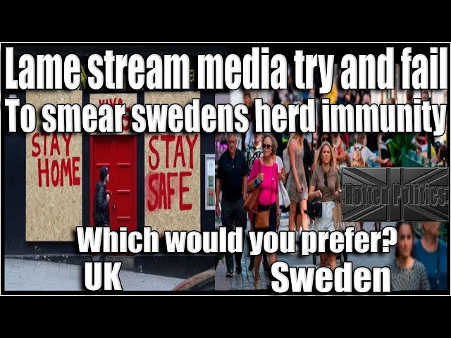Lame stream media are desperate to prove sweden got it wrong but fail