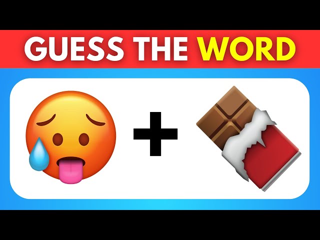 Guess the WORD by Emoji 🤔 | Emoji Quiz