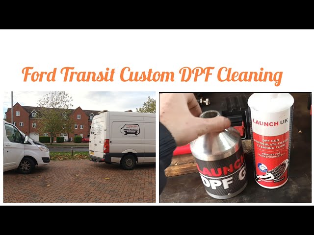 Ford Transit Custom 2.2 Engine Service Now Message DPF Cleaning & Service Oil Fuel Filter