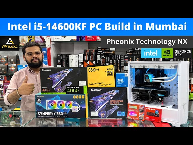Intel 14th Gen i5-14600KF Gaming PC Build with RTX 4060 in Mumbai  #pcbuild