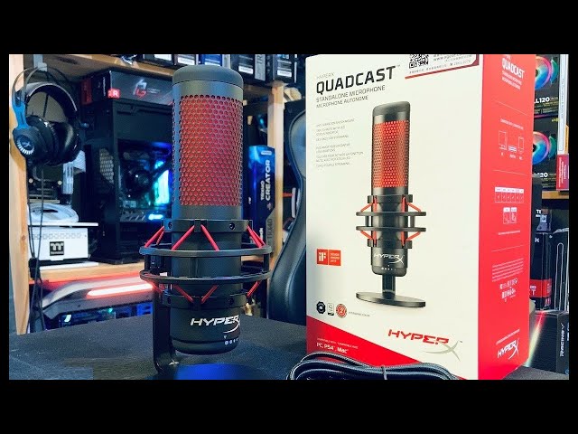 HyperX QuadCast USB Condenser Gaming Microphone | Unbox gaming microphone