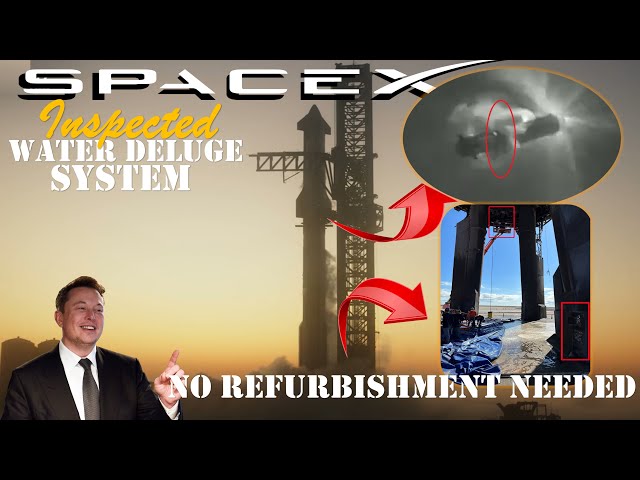 SpaceX Starship IFT-2 Blast | Aftermath | SpaceX inspected Water deluge system