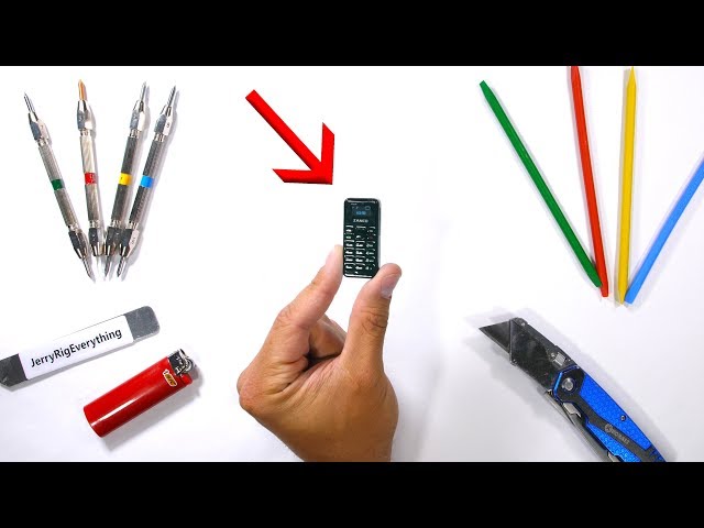 World's SMALLEST Cell Phone - Durability Tested!!