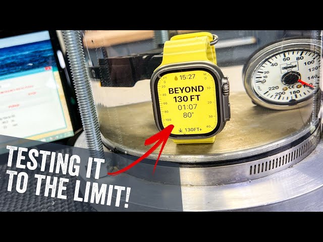 I Tested Apple Watch Ultra In A Dive Chamber