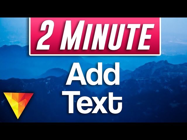 How to ADD TEXT in Hitfilm Express 12 | EASY 2019 Tutorial