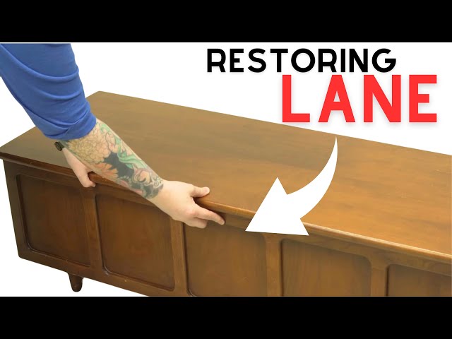 STUNNING vintage cedar chest restoration & refinishing tips
