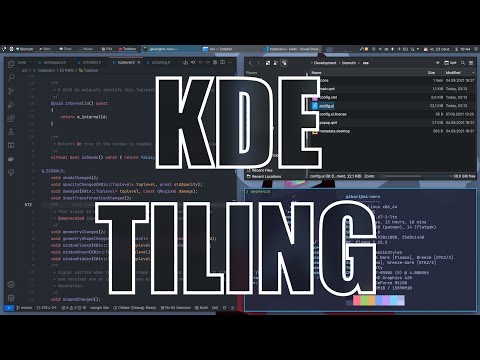 TILING Comes To KDE Kwin? ;)