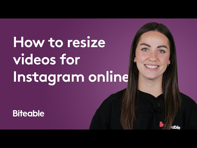 How to resize videos for Instagram online