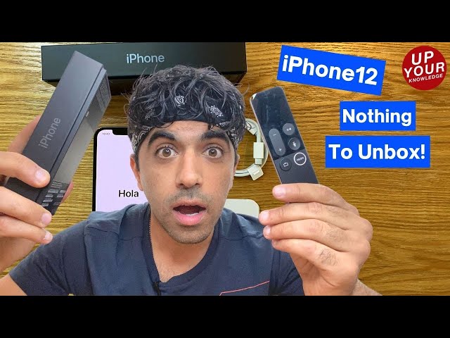 iPhone 12: Nothing to unbox!