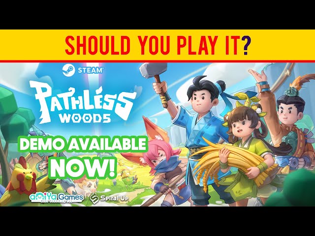 Cozy AND Intense Survival?! Pathless Woods REVIEW (Try it Free)