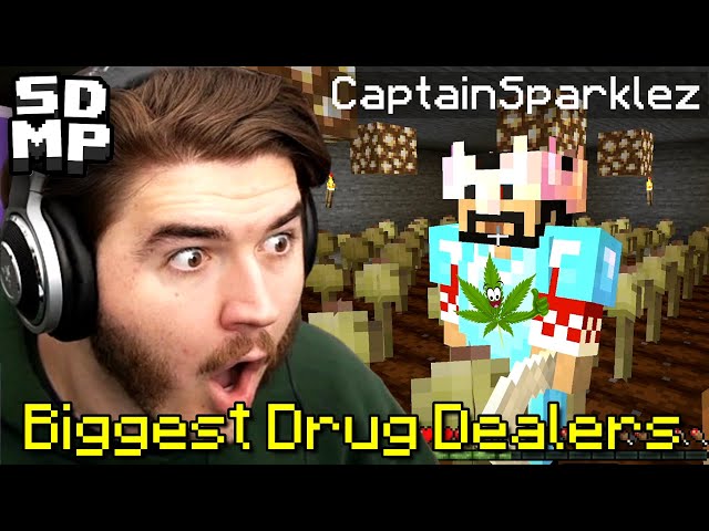 Jschlatt Busts The Biggest Drug Dealers on SDMP Minecraft with CaptainSparklez (Schlatt)