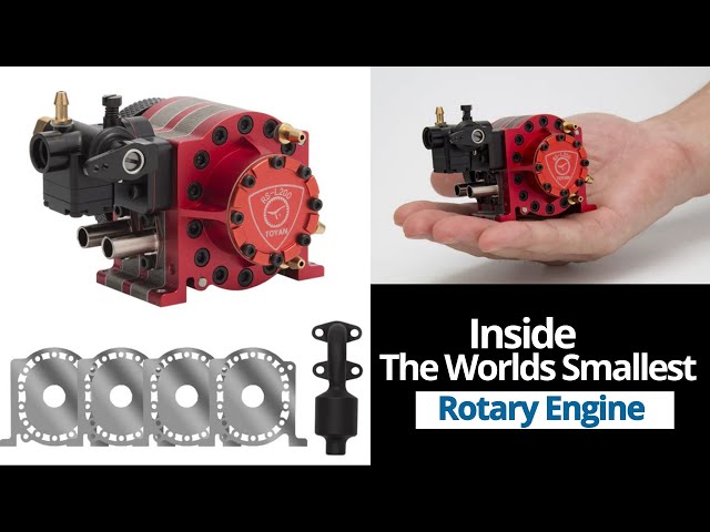 Worlds SMALLEST Rotary ENGINE TOYAN RS-S100 #motor #wankel #miniature #tiny #build #small #news