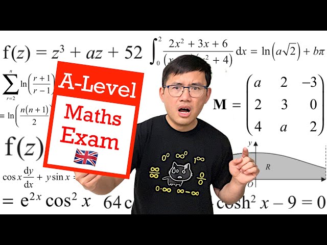 A-Level maths exam on the spot!
