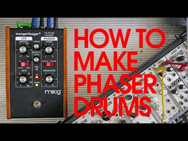 Phaser Drums - How to turn a Phaser into a Drum Synthesizer