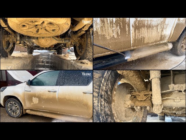 👑 MUDDY KING | Deep Exterior Cleaning 😱 How to wash Dirtiest 4x4 ? #asmr